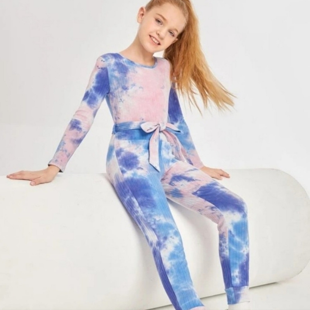 Girls Tie Dye Romper